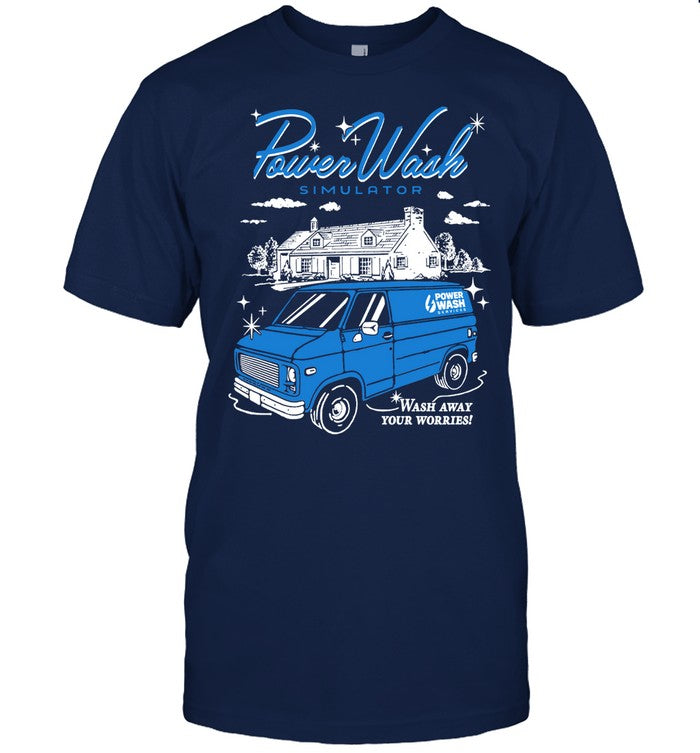 Fangamer Powerwash Simulator Wash Away Your Worries Shirt 2024
