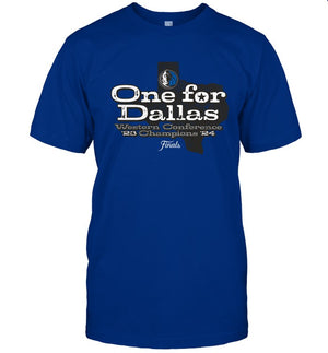 Fanatics Mavericks 2024 Western Conference Champions Shirt