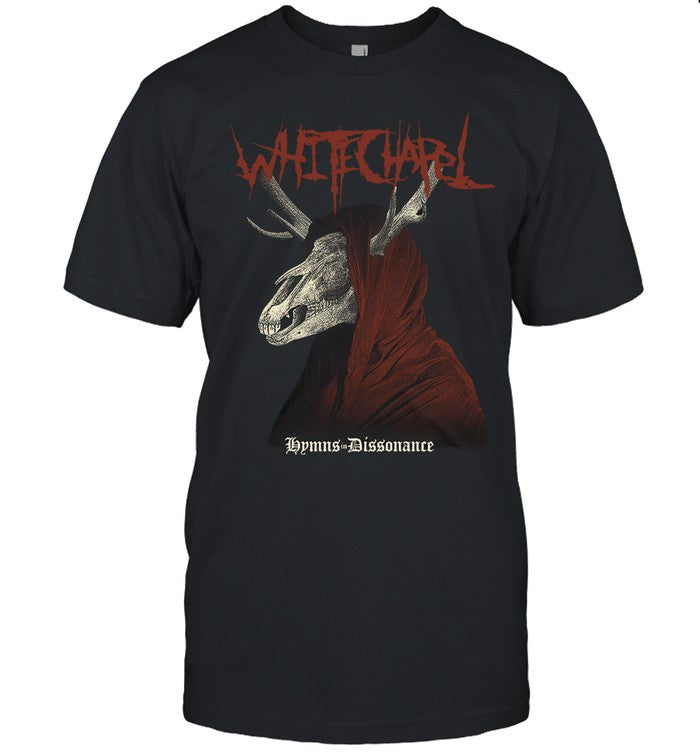 2025 Limited Whitechapel Hooded Skull Black T-Shirt