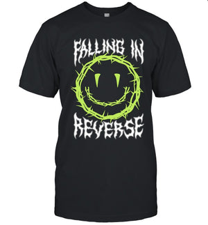 Falling In Reverse Smiley Thorns Black T Shirt