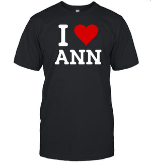 Familyfriendlyfans I Love Ann Tee Shirt