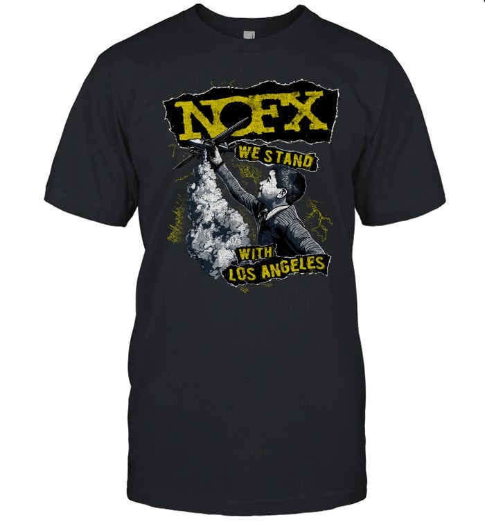 2025 Limited Nofx We Stand With Los Angeles Fire Relief T-Shirt