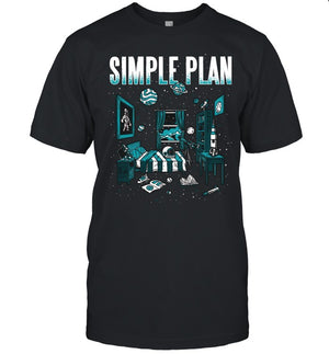 2025 Limited Simple Plan Astronaut Room T-Shirt