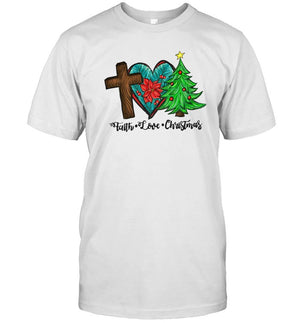 Faith Love Christmas Shirt_1