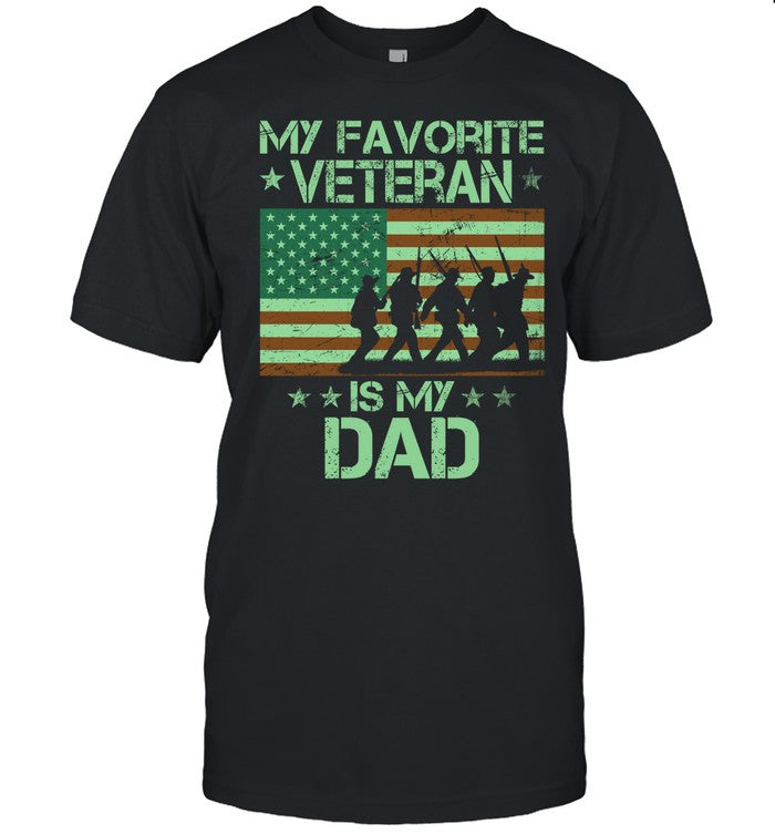Father Veterans Day My Favorite Veteran Is My Dad T-Shirt