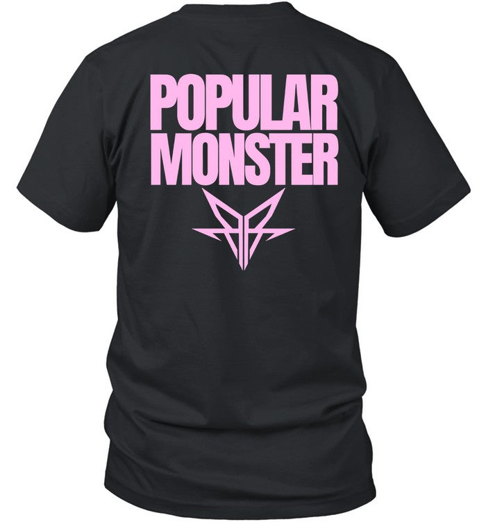 Falling In Reverse Popular Monster Text T Shirt Black 2024
