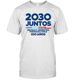 2030 Juntos Uruguay Argentina Paraguay Chile 100 Anos T-Shirt_1