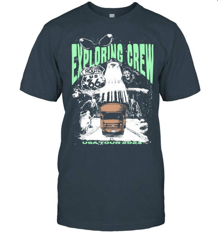 Exploring Bus America Tour 2024 New T-Shirt