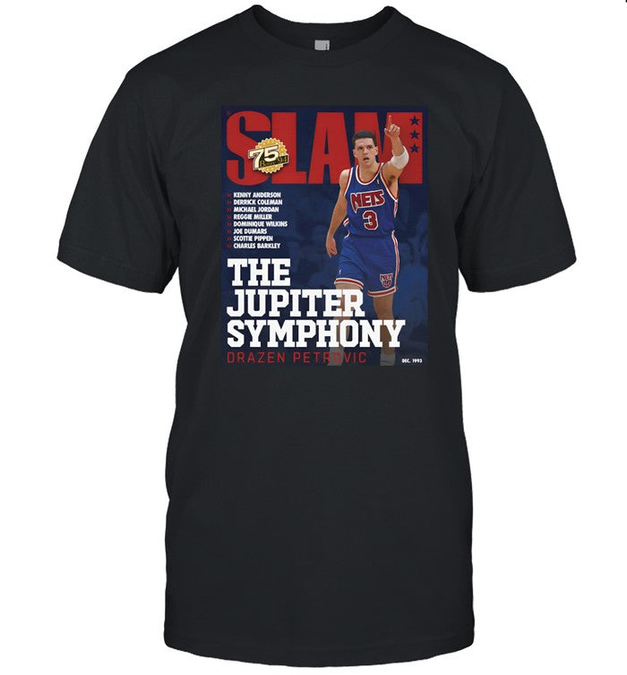 Fernández Wearing Drazen Petrovic Slam The Jupiter Symphony Shirt