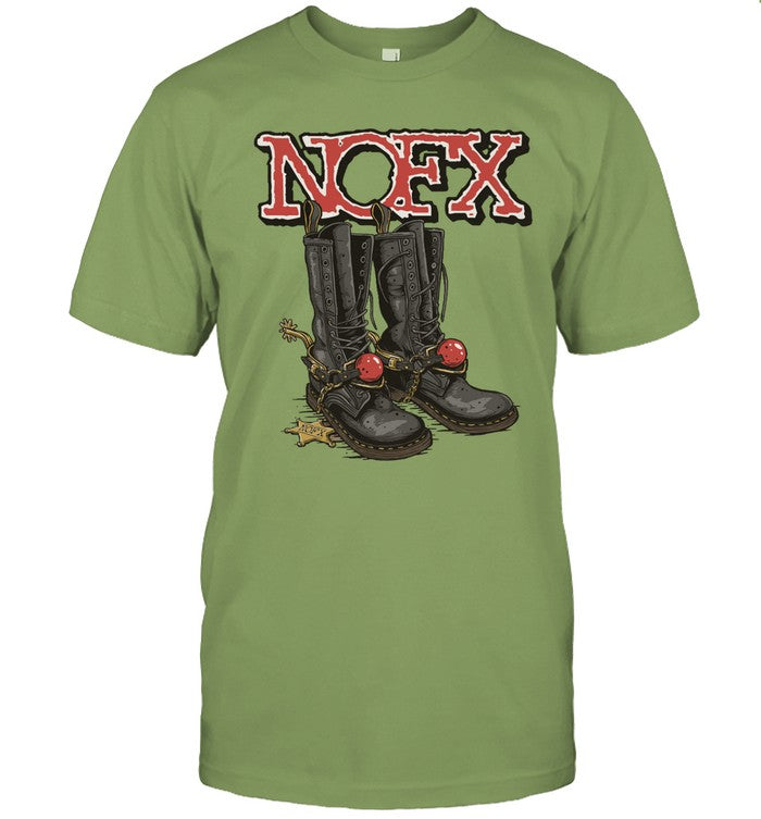 Fall Tour 2023 Nofx Band Boots T-Shirt
