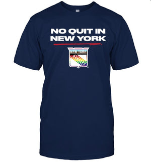 Fanatics New York Rangers Exclusive No Quit Pride Tee