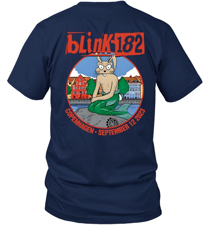 Event T-Shirt Blink-182 in Copenhagen, DK Royal Arena Tour Europe 2023