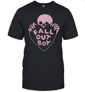 Fall Out Boy Skeleton Heart T Shirt