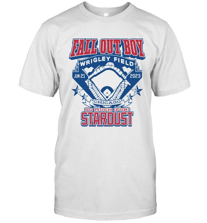 Fall Out Boy Wrigley Field Jun 21 2023 Chicago So Much For Stardust T Shirt