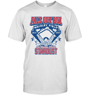 Fall Out Boy Wrigley Field Jun 21 2023 Chicago So Much For Stardust T Shirt