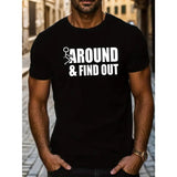 1 pc, 100% cotton T-shirt, a 100% cotton T-shirt, a novel, men's bold 