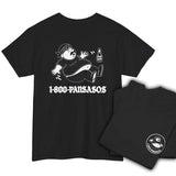 1800 Pansasos Funny Mexican Spanish Cholo Panza Double Sided Latino T-Shirt Menswear Soft