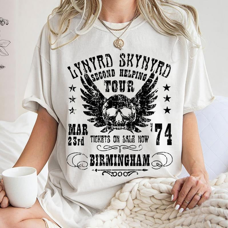 1974 Lynyrrdd Skynyrrdd Shirt Sweatshirt Hoodie, Lynyrrdd Skynyrrdd Free Bird 1974 Shirt, Free Bird Tee Eagle Shirt, Rock and Roll Retro Music Tee,  Vintage Rock Band Fans