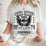 1974 Lynyrrdd Skynyrrdd Shirt Sweatshirt Hoodie, Lynyrrdd Skynyrrdd Free Bird 1974 Shirt, Free Bird Tee Eagle Shirt, Rock and Roll Retro Music Tee,  Vintage Rock Band Fans