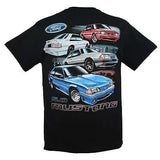 1979 to 1993 Ford Mustang Fox Body 5.0 T-Shirt Mens Tee Classic Car Collection
