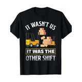 1pc, 100% Cotton, Funny Pattern Printed T-Shirt for Night Shift Workers, Seasonal Casual Men'S T-Shirt, Round Neck Cotton Short-Sleeved T-Shirt, Outdoor Sports T-Shirt, Christmas Thanksgiving Gift, Affilante. Made in USA