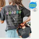 2 Sided, Jane Austen shirt Regency Tour Band Shirt Bookish T-shirt Pride and Prejudice Jane Austen Gift for Book Lover of Classic