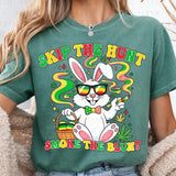 Skip The Hunt Smoke The Blunt Shirt, Funny 4/20/2025 Easter shirt, Bunny Happy Easter Day 4/20, Easter Humor Shirt, Happy Easter Day Gift For Men For Womenstyle{n002}2