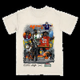 4th And 1 With Cam Newton Off-White Tee Gift For Fan - Men's Casual T-shirt - Menswear