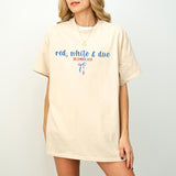 4th Of July Pregnancy Announcement Shirt, Red White And Due, Patriotic Mom Tee, Fourth Of July Pregnancy Reveal Shirt, Summer Pregnancy Shirt