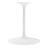 Lippa 60Ó Oval Artificial Travertine  Dining Table