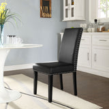 Parcel Dining Faux Leather Side Chair