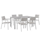 Maine 7 Piece Outdoor Patio Dining Set