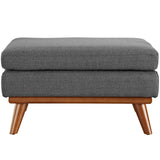 Engage Upholstered Fabric Ottoman