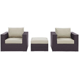 Convene 3 Piece Outdoor Patio Sofa Set