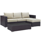 Convene 3 Piece Outdoor Patio Sofa Set