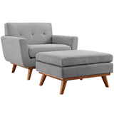 Engage 2 Piece Armchair and Ottoman