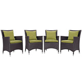 Convene 4 Piece Outdoor Patio Dining Set