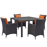 Convene 5 Piece Outdoor Patio Dining Set