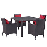 Convene 5 Piece Outdoor Patio Dining Set