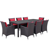 Convene 9 Piece Outdoor Patio Dining Set