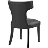 Curve Vegan Leather Dining Chair