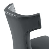 Curve Vegan Leather Dining Chair