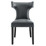 Curve Vegan Leather Dining Chair