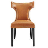 Curve Vegan Leather Dining Chair