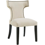 Curve Fabric Dining Chair