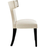 Curve Fabric Dining Chair