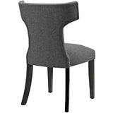 Curve Fabric Dining Chair