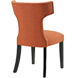 Curve Fabric Dining Chair