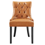 Regent Tufted Vegan Leather Dining Chair