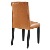 Duchess Button Tufted Vegan Leather Dining Chair